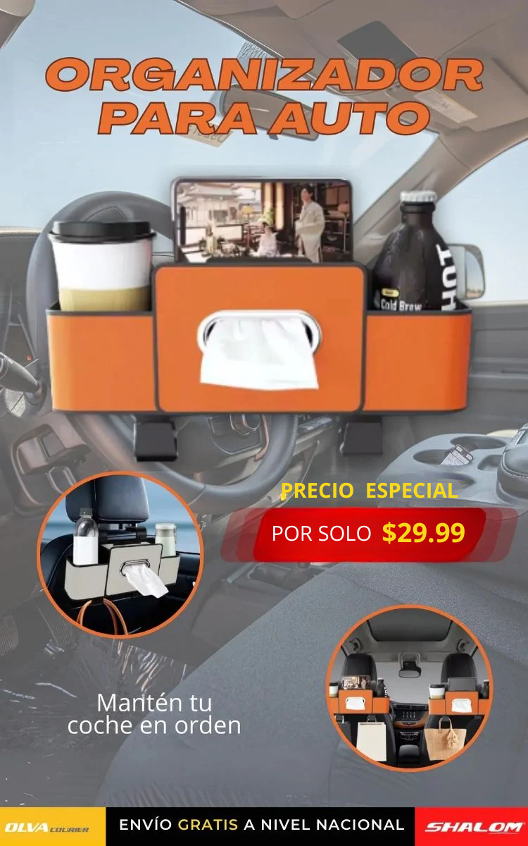 OrgaDrive® Tu carro también merece verse limpio y organizado por dentro 🔥 HOY 40% DCTO 🔥