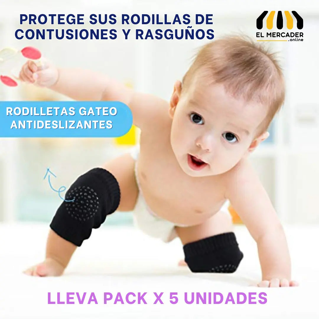 PACK X 5 UND RODILLERAS🧦 DE GATEO👶