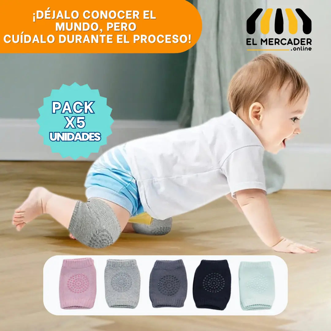 PACK X 5 UND RODILLERAS🧦 DE GATEO👶