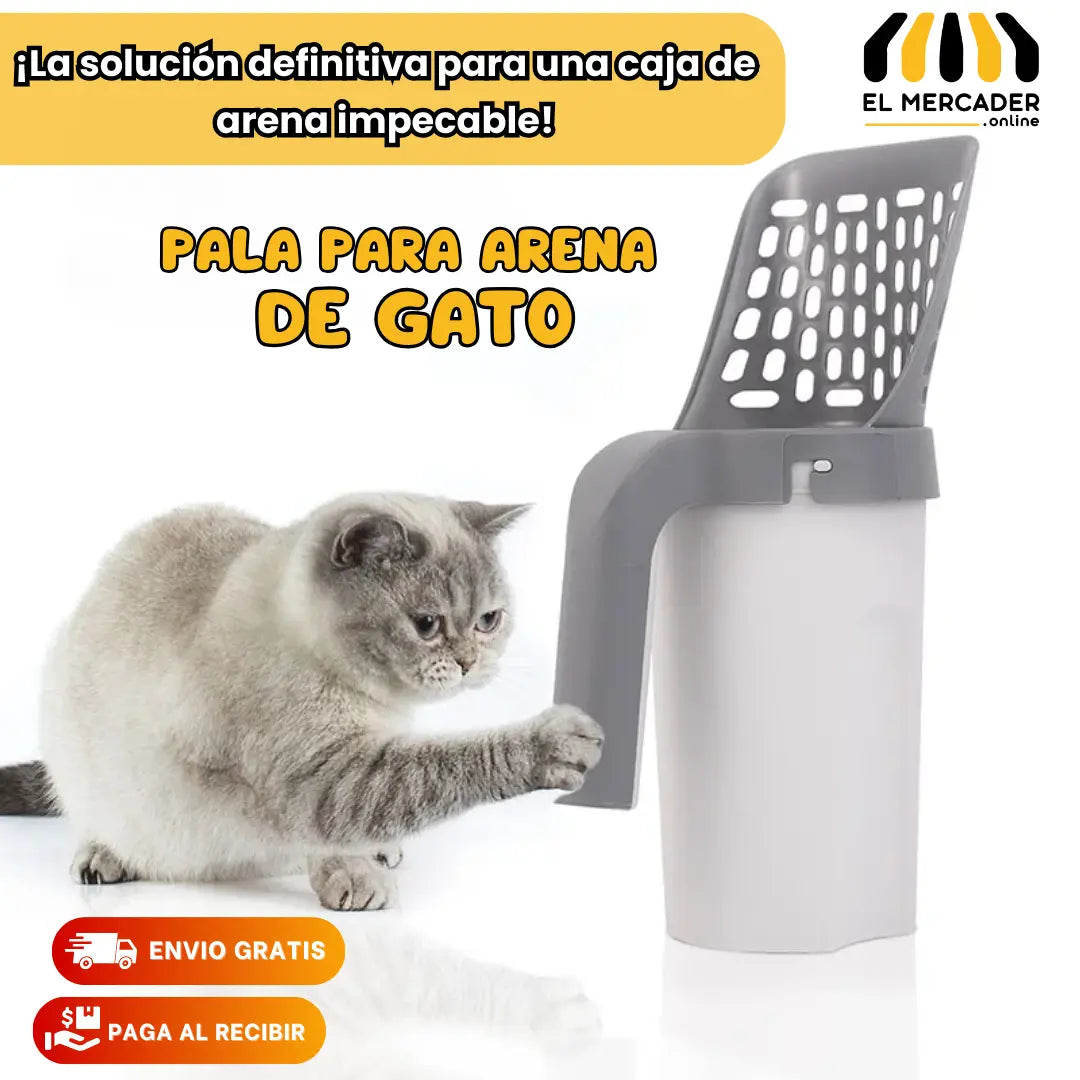 PALA PARA ARENERO DE GATO 😺