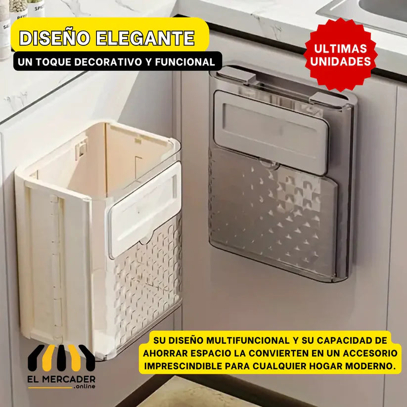 CANECA DE BASURA PLEGABLE PARA LA COCINA