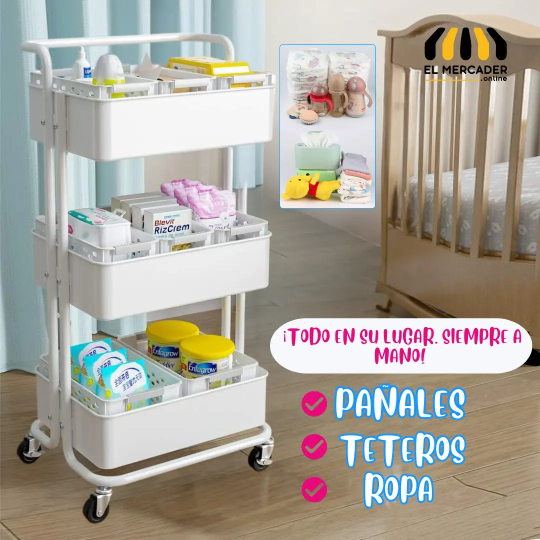 CARRITO ORGANIZADOR PARA BEBE 👶