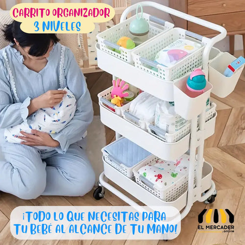 CARRITO ORGANIZADOR PARA BEBE 👶