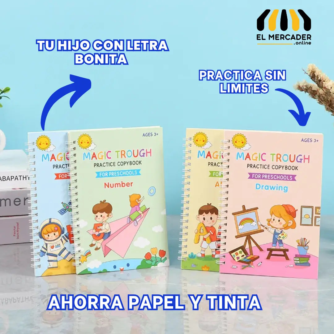 Trazo Perfecto™ ¿No hay tiempo para reforzar en el colegio? ¡Este pack hace el trabajo por ti en casa!