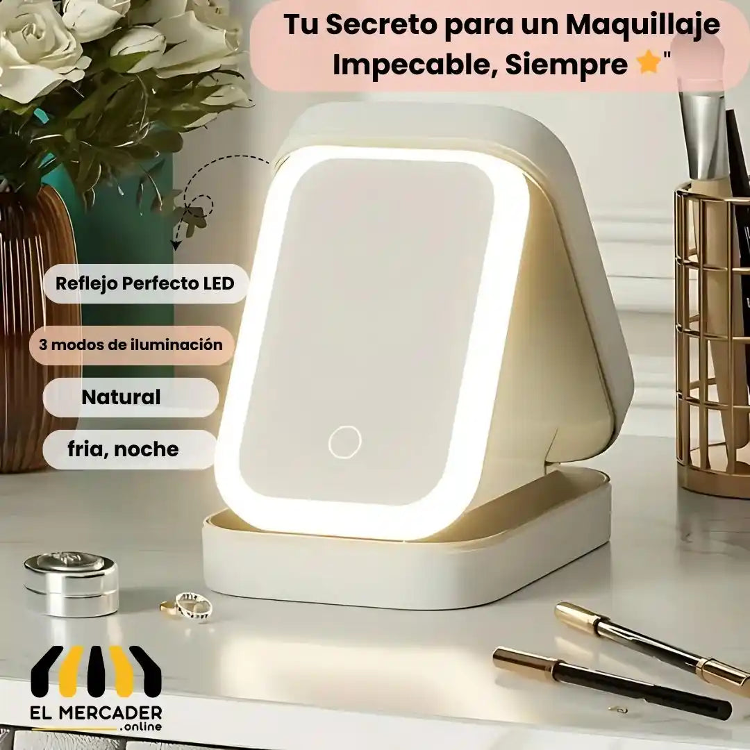 "Espejo organizador Lumina 3D
