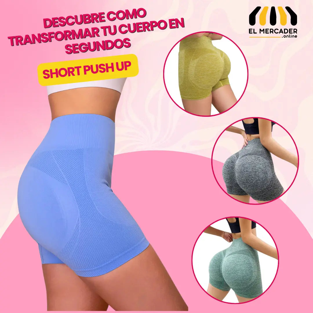 PROMO SHORT PUSH UP LEVANTA COLA TALLA UNICA