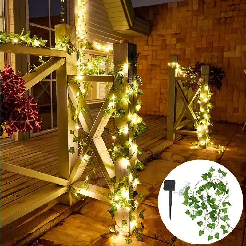 LUMIVEA®️ GUINARDA DE HOJAS SOLAR 4 METROS  🔥HOY 40% DCTO 🔥
