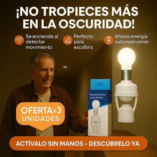 LumiSensor™ 👉 Convierte cualquier bombillo normal en una luz inteligente🔥Paga 2 lleva 3🔥