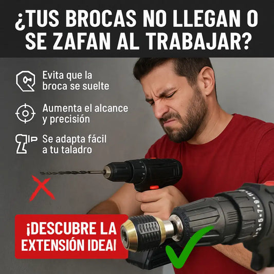 DrillClick® Cambia brocas en 1 clic ⚡ ¡Llévate 2x1!