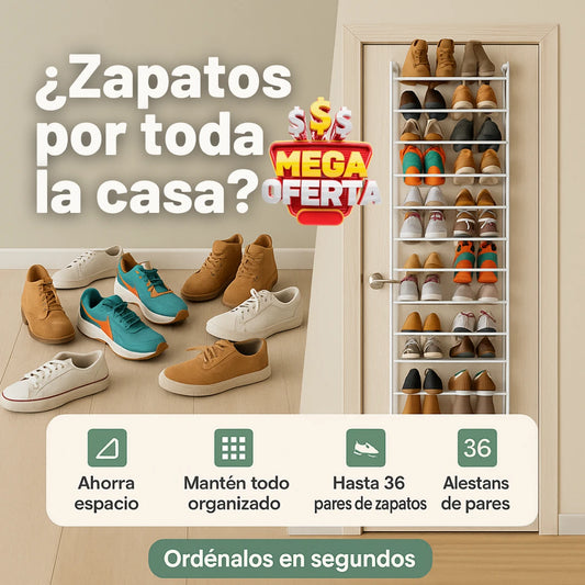 ClearShoes®  Porta 36 Pares, Organiza Y Protege Tus Zapatos 🔥HOY 35%DCTO🔥