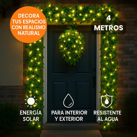 LUMIVEA®️ GUINARDA DE HOJAS SOLAR 4 METROS  🔥HOY 40% DCTO 🔥
