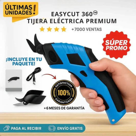 EasyCut 360™️TIJERA ELÉCTRICA PREMIUM - REEMPLAZA TUS TIJERAS PARA SIEMPRE