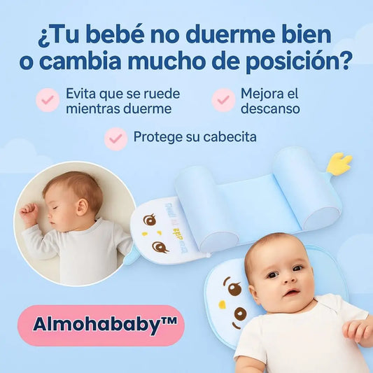 Almohababy™ Almohada Protectora para Bebés - ¡Sueño Seguro y Posición Ideal para Tu Pequeño!
