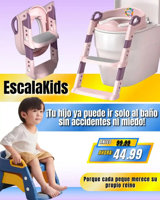 EscalaKids® “Mi hijo ya va solo al baño y se siente orgulloso🔥HOY 35%DCTO🔥
