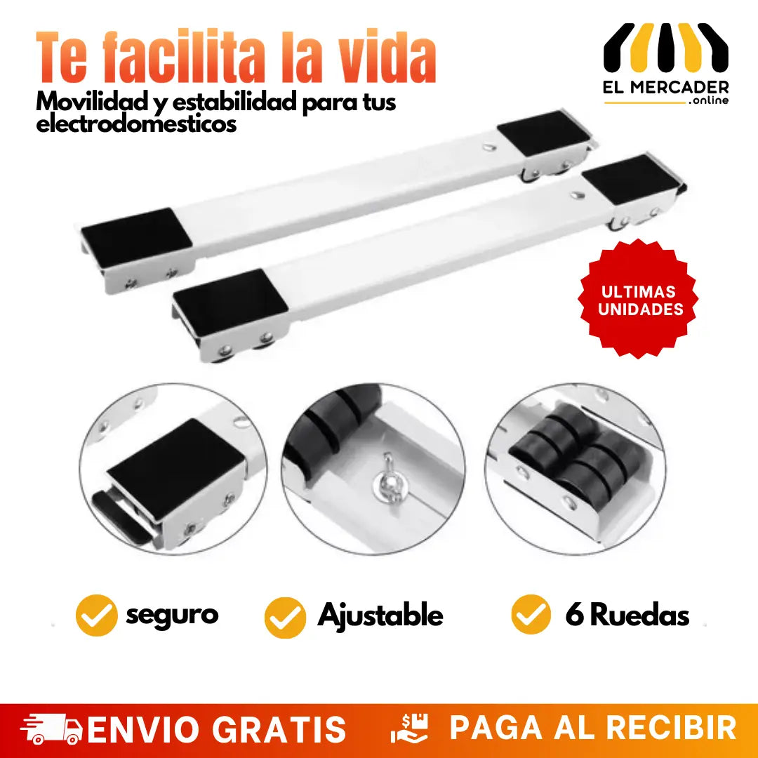 PAR DE SOPORTE LINEAL PARA ELECTRODOMESTICOS